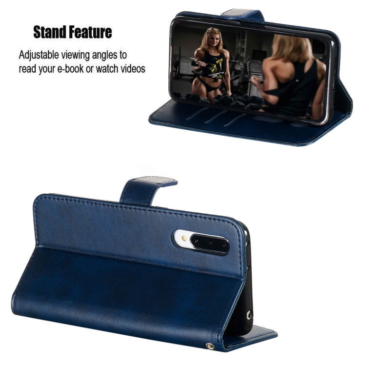 For Xiaomi Mi CC9 / Mi A3 Lite Fashion Calf Texture Zipper Horizontal Flip PU Leather Case, with Holder & Card Slots & Wallet