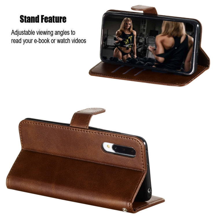 For Xiaomi Mi CC9 / Mi A3 Lite Fashion Calf Texture Zipper Horizontal Flip PU Leather Case, with Holder & Card Slots & Wallet