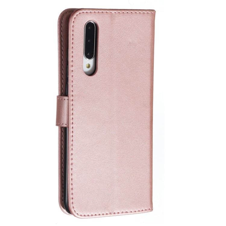 For Xiaomi Mi CC9 / Mi A3 Lite Fashion Calf Texture Zipper Horizontal Flip PU Leather Case, with Holder & Card Slots & Wallet