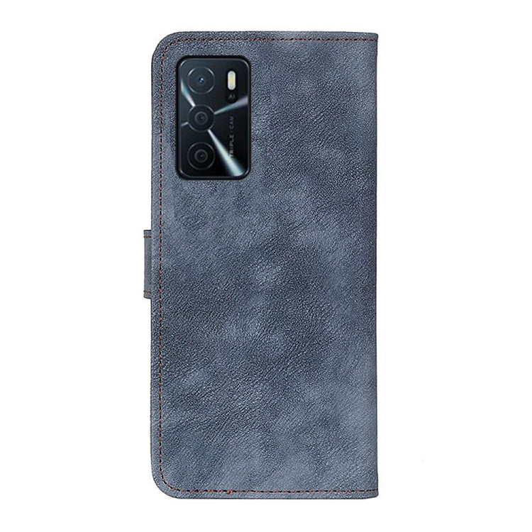 For OPPO A16 Antelope Texture Magnetic Buckle Horizontal Flip PU Leather Case with Card Slots & Wallet & Holder