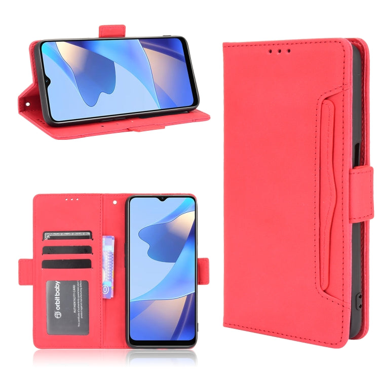 For OPPO A16 Skin Feel Calf Pattern Horizontal Flip Leather Case with Holder & Card Slots & Photo Frame