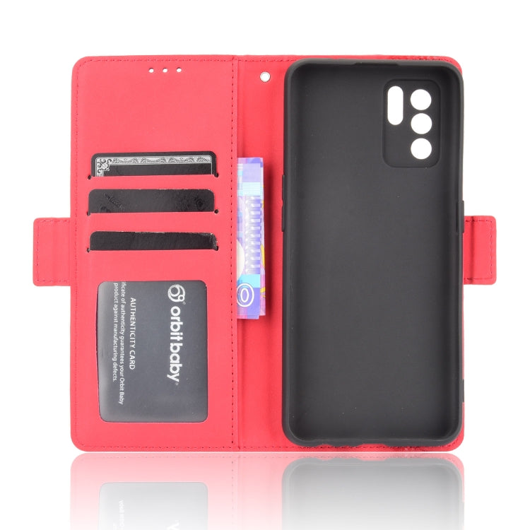 For OPPO Reno6 Z Skin Feel Calf Pattern Horizontal Flip Leather Case with Holder & Card Slots & Photo Frame