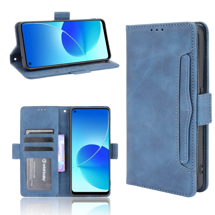 For OPPO Reno6 Z Skin Feel Calf Pattern Horizontal Flip Leather Case with Holder & Card Slots & Photo Frame