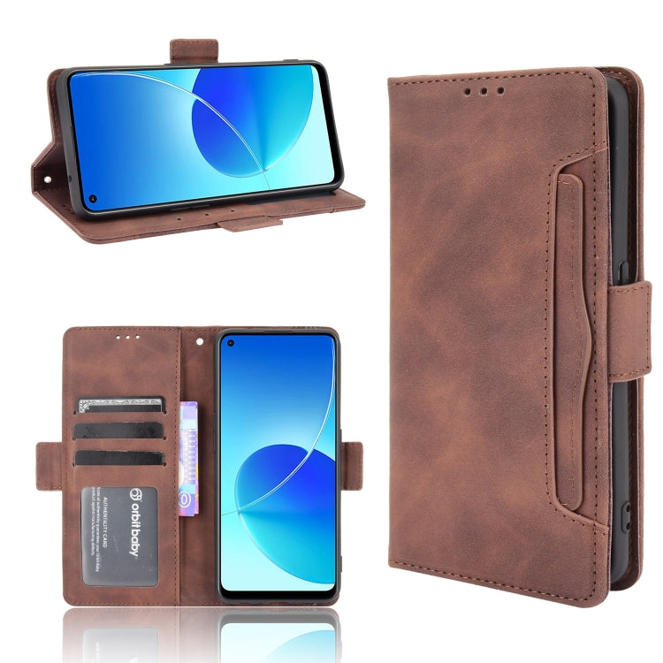For OPPO Reno6 Z Skin Feel Calf Pattern Horizontal Flip Leather Case with Holder & Card Slots & Photo Frame