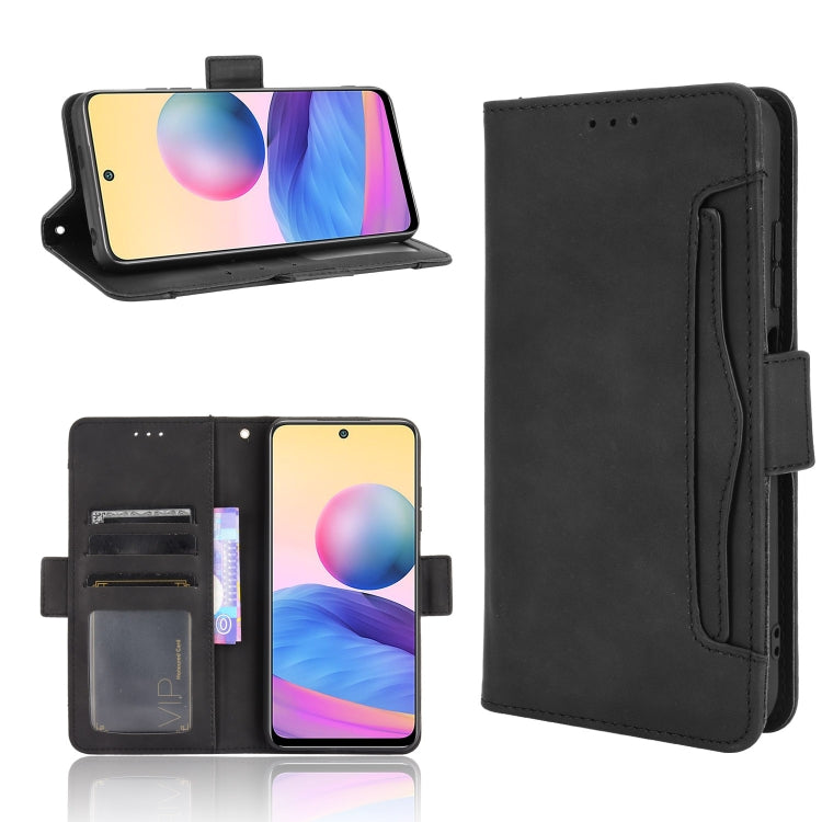 For Xiaomi Redmi Note 10 5G Skin Feel Calf Pattern Horizontal Flip Leather Case with Holder & Card Slots & Photo Frame