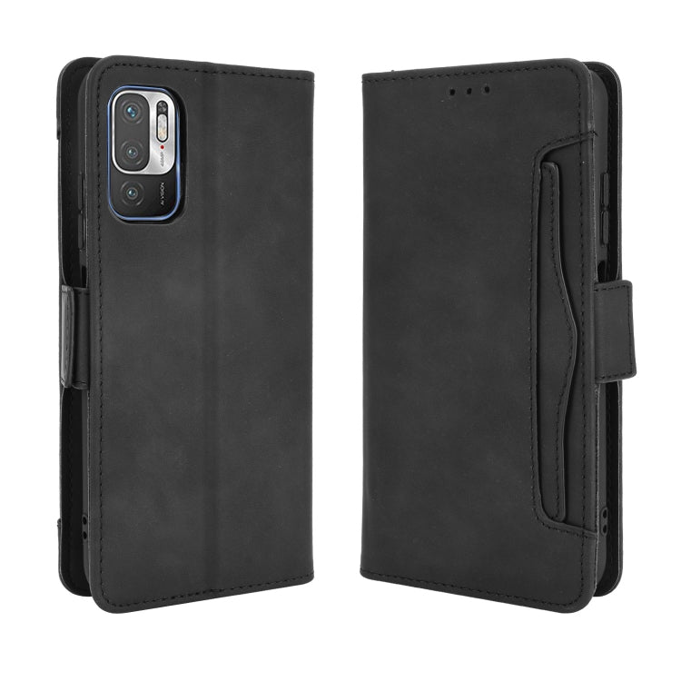 For Xiaomi Redmi Note 10 5G Skin Feel Calf Pattern Horizontal Flip Leather Case with Holder & Card Slots & Photo Frame