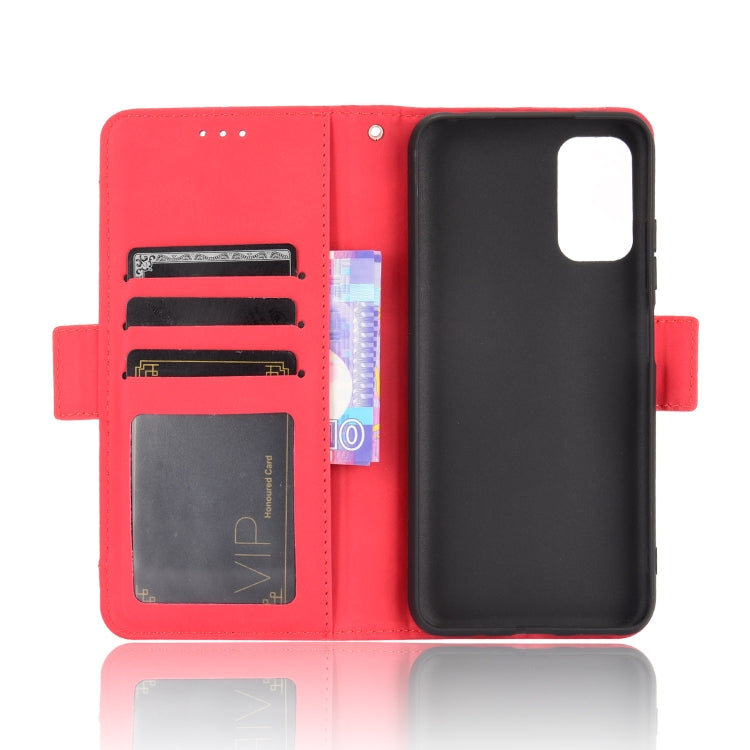 For Xiaomi Redmi Note 10 5G Skin Feel Calf Pattern Horizontal Flip Leather Case with Holder & Card Slots & Photo Frame