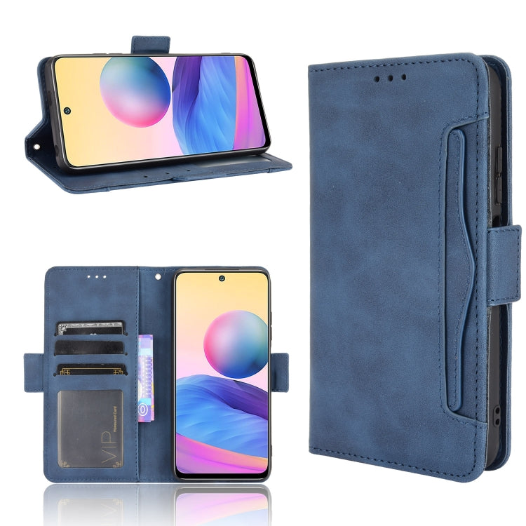 For Xiaomi Redmi Note 10 5G Skin Feel Calf Pattern Horizontal Flip Leather Case with Holder & Card Slots & Photo Frame