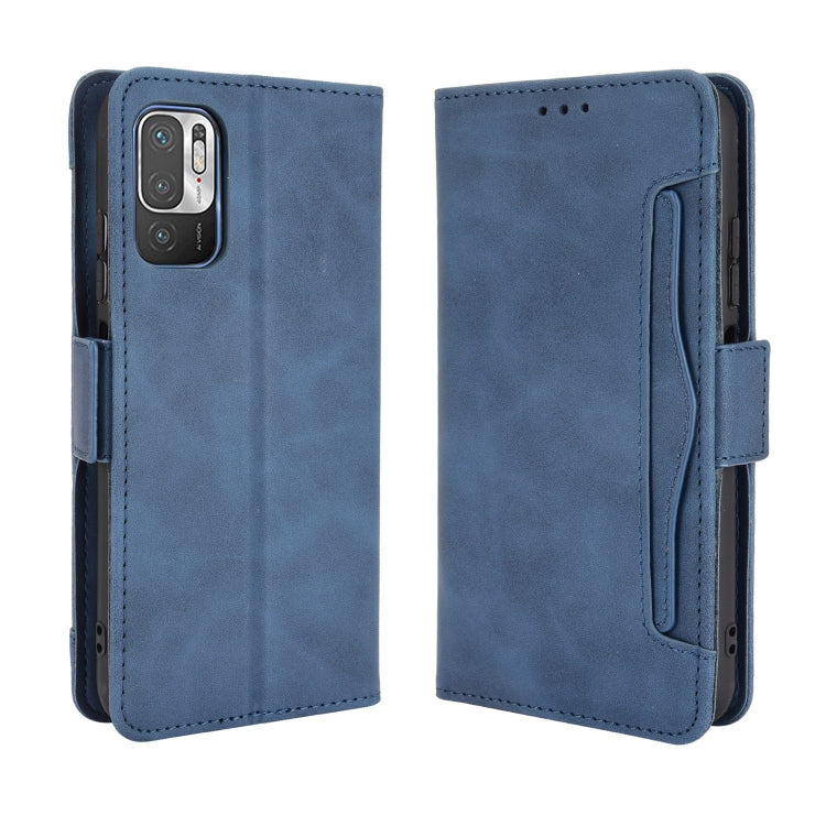 For Xiaomi Redmi Note 10 5G Skin Feel Calf Pattern Horizontal Flip Leather Case with Holder & Card Slots & Photo Frame
