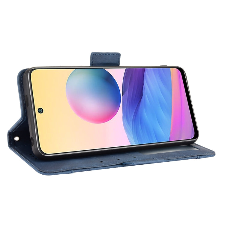 For Xiaomi Redmi Note 10 5G Skin Feel Calf Pattern Horizontal Flip Leather Case with Holder & Card Slots & Photo Frame