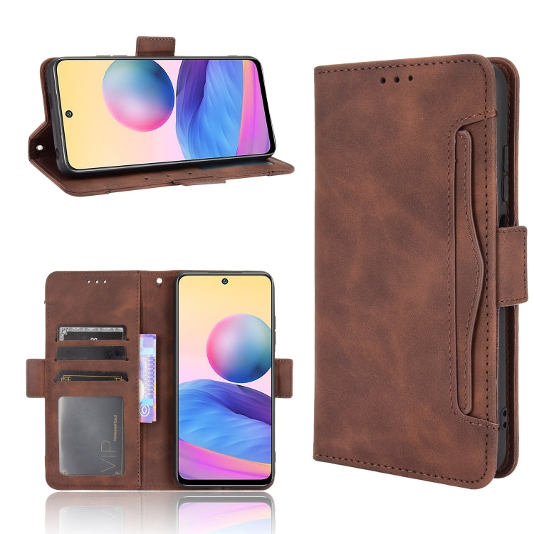For Xiaomi Redmi Note 10 5G Skin Feel Calf Pattern Horizontal Flip Leather Case with Holder & Card Slots & Photo Frame