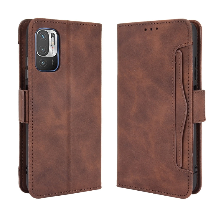 For Xiaomi Redmi Note 10 5G Skin Feel Calf Pattern Horizontal Flip Leather Case with Holder & Card Slots & Photo Frame