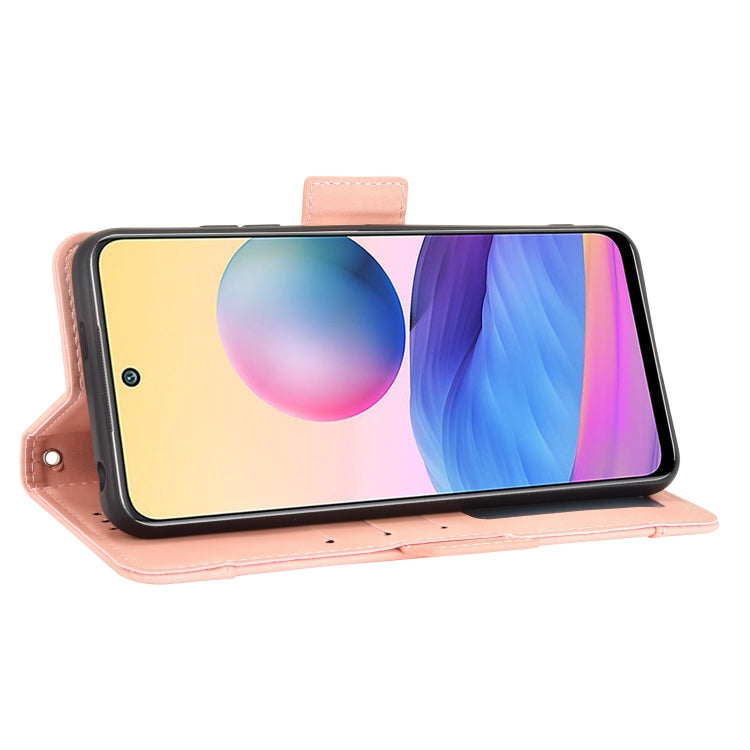 For Xiaomi Redmi Note 10 5G Skin Feel Calf Pattern Horizontal Flip Leather Case with Holder & Card Slots & Photo Frame