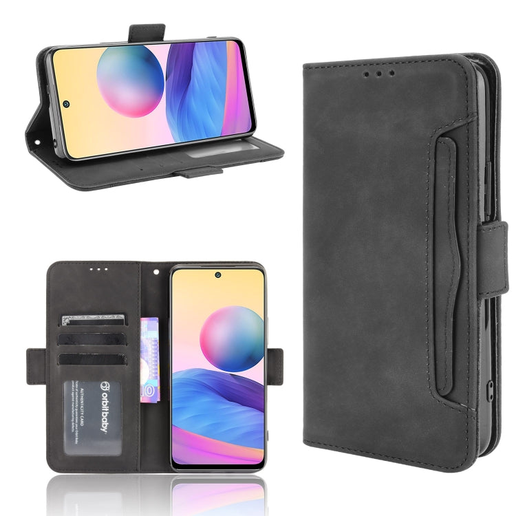 For Xiaomi Redmi Note 10 JP Version Skin Feel Calf Pattern Horizontal Flip Leather Case with Holder & Card Slots & Photo Frame