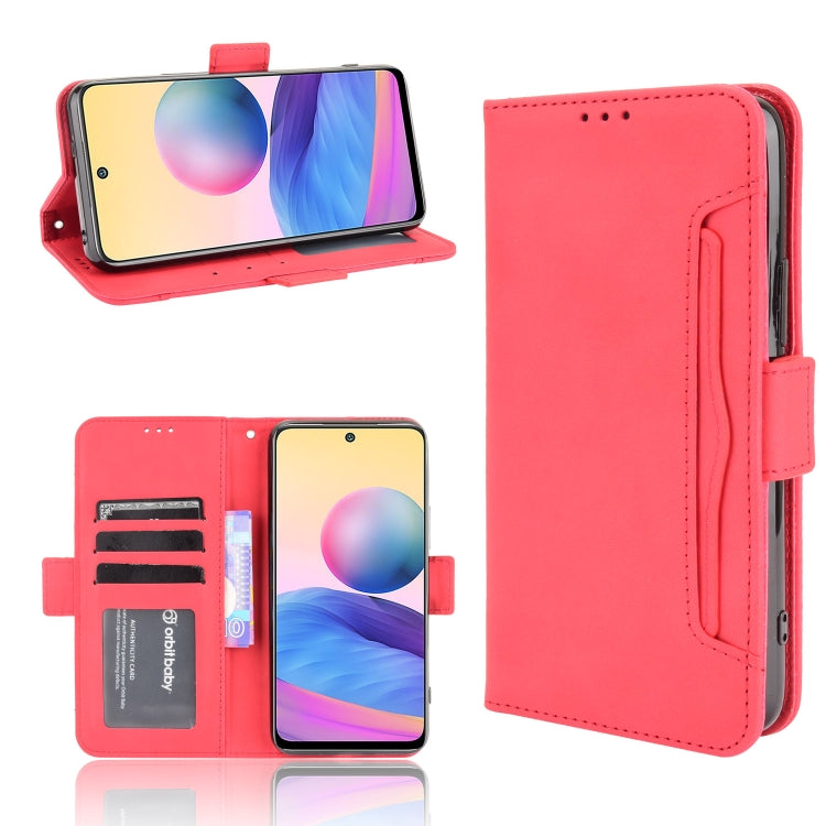 For Xiaomi Redmi Note 10 JP Version Skin Feel Calf Pattern Horizontal Flip Leather Case with Holder & Card Slots & Photo Frame