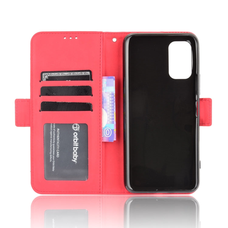 For Xiaomi Redmi Note 10 JP Version Skin Feel Calf Pattern Horizontal Flip Leather Case with Holder & Card Slots & Photo Frame