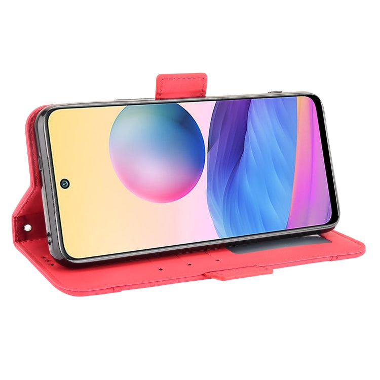 For Xiaomi Redmi Note 10 JP Version Skin Feel Calf Pattern Horizontal Flip Leather Case with Holder & Card Slots & Photo Frame