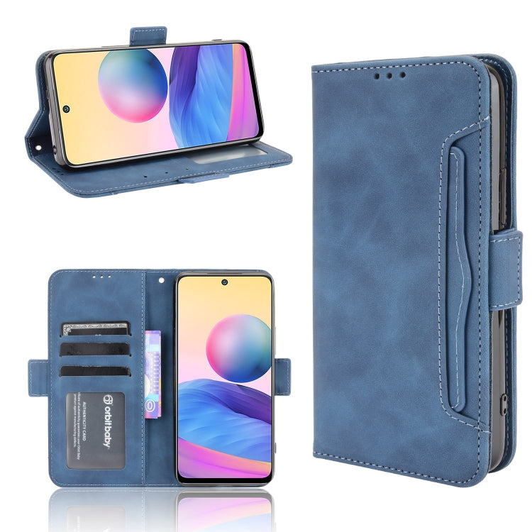 For Xiaomi Redmi Note 10 JP Version Skin Feel Calf Pattern Horizontal Flip Leather Case with Holder & Card Slots & Photo Frame