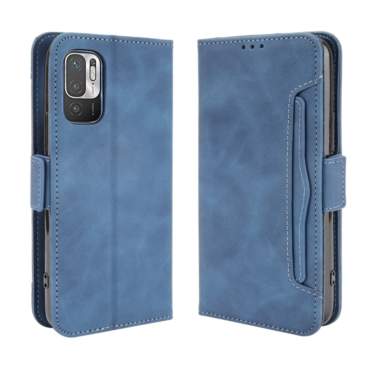 For Xiaomi Redmi Note 10 JP Version Skin Feel Calf Pattern Horizontal Flip Leather Case with Holder & Card Slots & Photo Frame