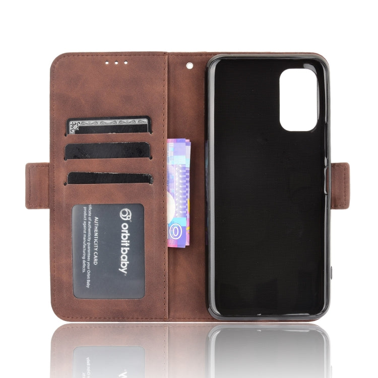 For Xiaomi Redmi Note 10 JP Version Skin Feel Calf Pattern Horizontal Flip Leather Case with Holder & Card Slots & Photo Frame