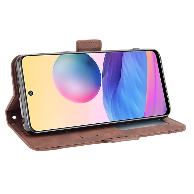 For Xiaomi Redmi Note 10 JP Version Skin Feel Calf Pattern Horizontal Flip Leather Case with Holder & Card Slots & Photo Frame