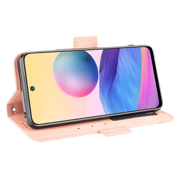 For Xiaomi Redmi Note 10 JP Version Skin Feel Calf Pattern Horizontal Flip Leather Case with Holder & Card Slots & Photo Frame