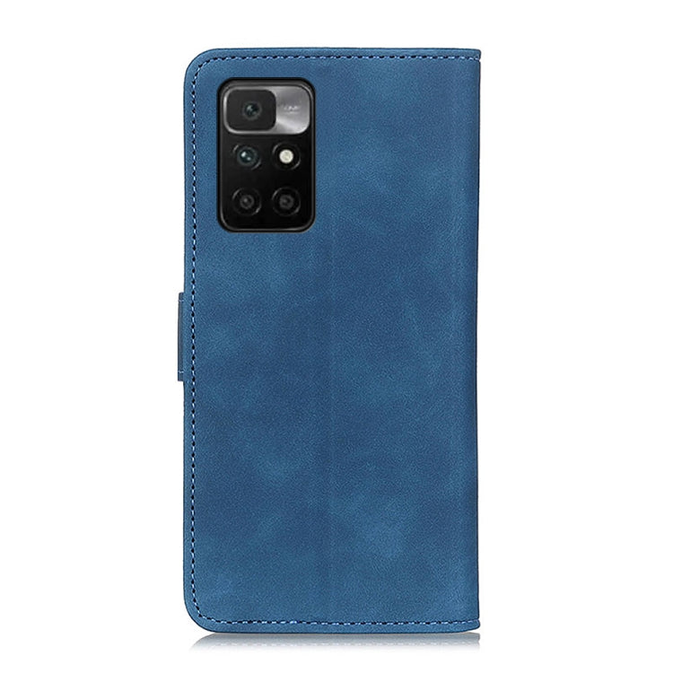 For Xiaomi Redmi 10 / Redmi Note 11 4G KHAZNEH Retro Texture PU + TPU Horizontal Flip Leather Case with Holder & Card Slots & Wallet