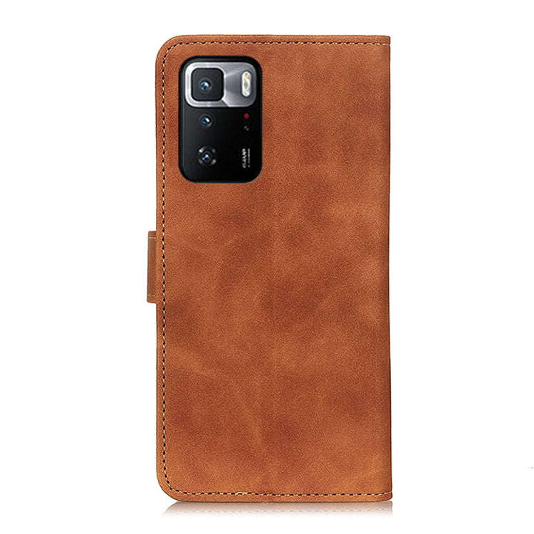 For Xiaomi Poco X3 GT KHAZNEH Retro Texture PU + TPU Horizontal Flip Leather Case with Holder & Card Slots & Wallet