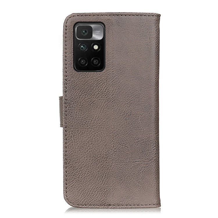 For Xiaomi Redmi 10 / Redmi Note 11 4G KHAZNEH Cowhide Texture Horizontal Flip Leather Case with Holder & Card Slots & Wallet