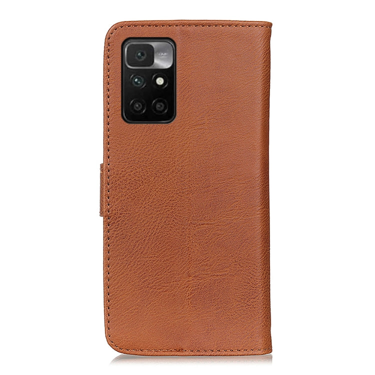 For Xiaomi Redmi 10 / Redmi Note 11 4G KHAZNEH Cowhide Texture Horizontal Flip Leather Case with Holder & Card Slots & Wallet