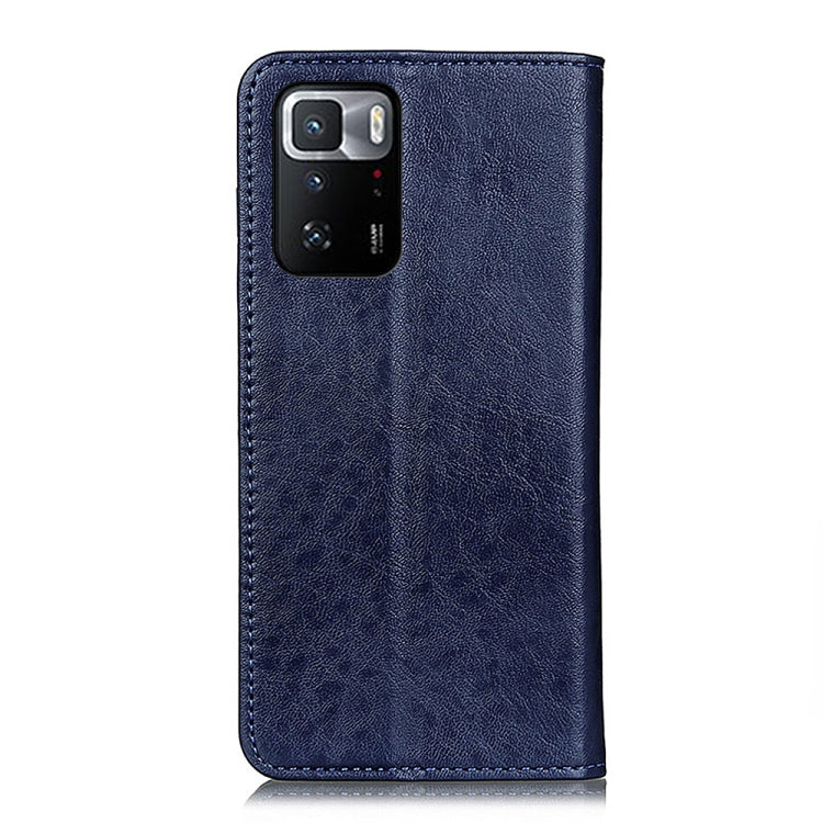 For Xiaomi Poco X3 GT Magnetic Crazy Horse Texture Horizontal Flip Leather Case with Holder & Card Slots & Wallet