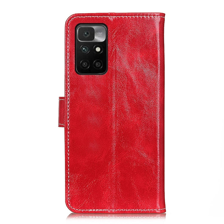 For Xiaomi Redmi 10 / Redmi Note 11 4G Retro Crazy Horse Texture Horizontal Flip Leather Case with Holder & Card Slots & Photo Frame & Wallet