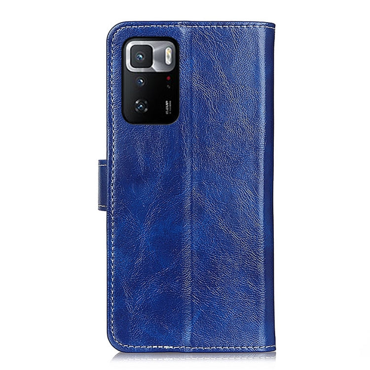 For Xiaomi Poco X3 GT Retro Crazy Horse Texture Horizontal Flip Leather Case with Holder & Card Slots & Photo Frame & Wallet
