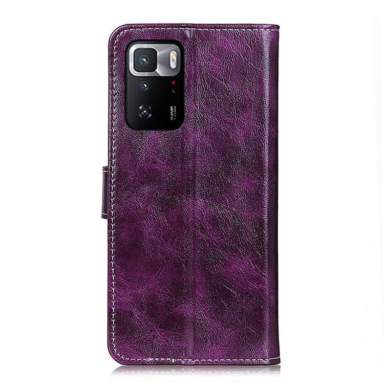 For Xiaomi Poco X3 GT Retro Crazy Horse Texture Horizontal Flip Leather Case with Holder & Card Slots & Photo Frame & Wallet