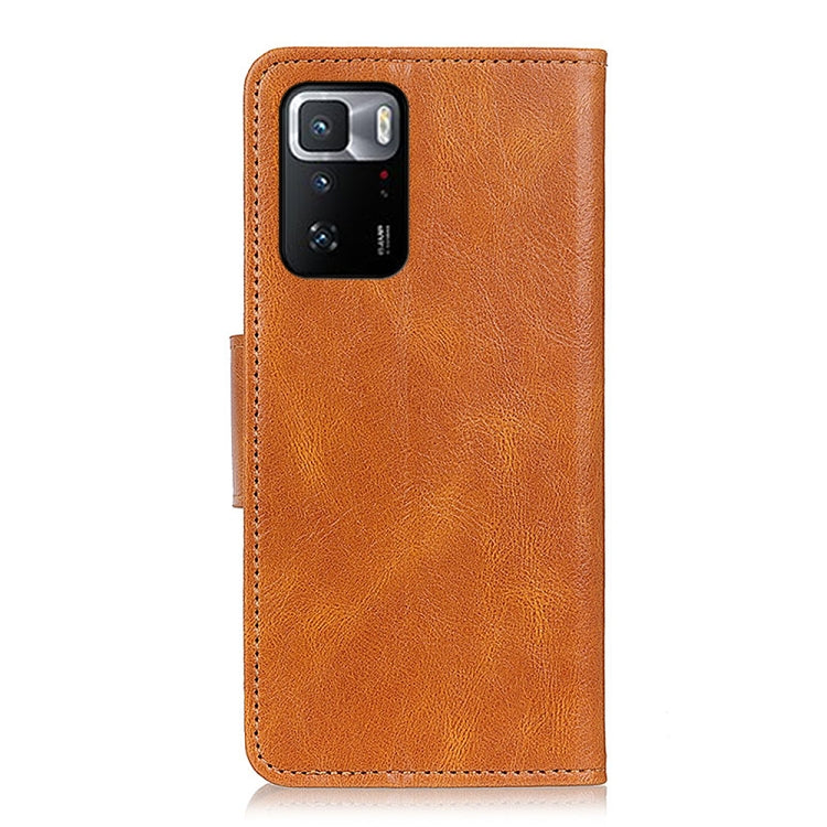 For Xiaomi Poco X3 GT Mirren Crazy Horse Texture Horizontal Flip Leather Case with Holder & Card Slots & Wallet