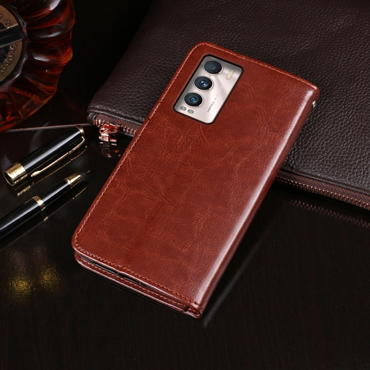 idewei Crazy Horse Texture Horizontal Flip Leather Case with Holder & Card Slots & Wallet For OPPO Realme GT Explorer Master