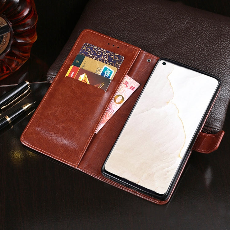 idewei Crazy Horse Texture Horizontal Flip Leather Case with Holder & Card Slots & Wallet For OPPO Realme GT Explorer Master