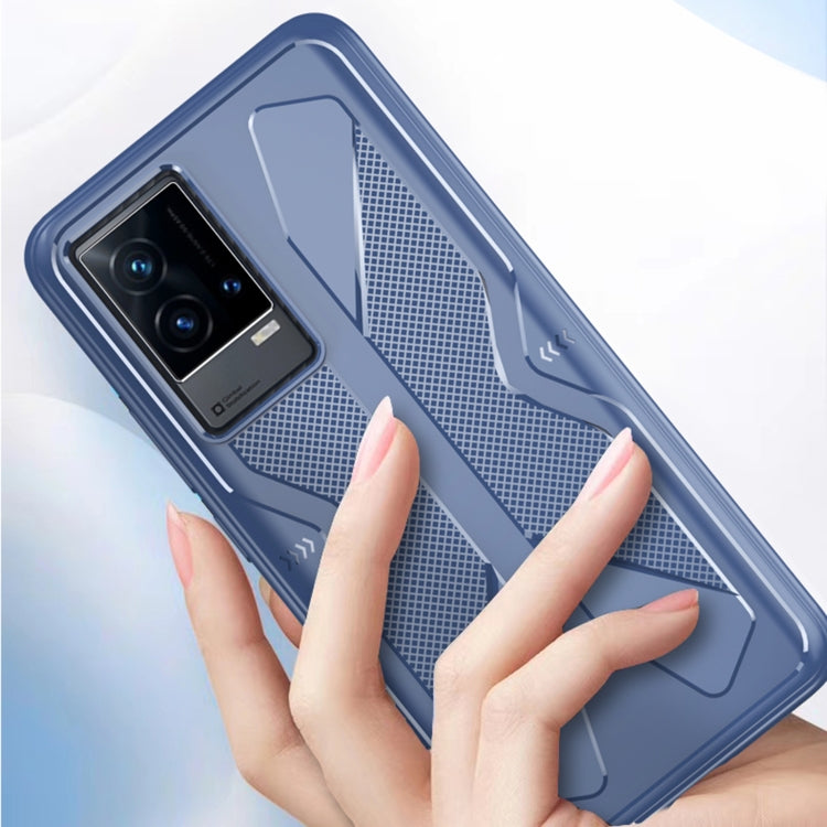 For vivo iQOO 8 Pro Butterfly Shadow Shockproof Rubber TPU Protective Case