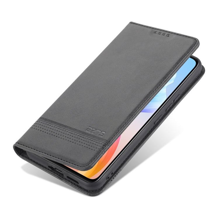 For vivo S10 AZNS Magnetic Calf Texture Horizontal Flip Leather Case with Card Slots & Holder & Wallet