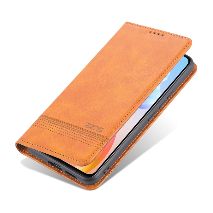 For vivo S10 AZNS Magnetic Calf Texture Horizontal Flip Leather Case with Card Slots & Holder & Wallet