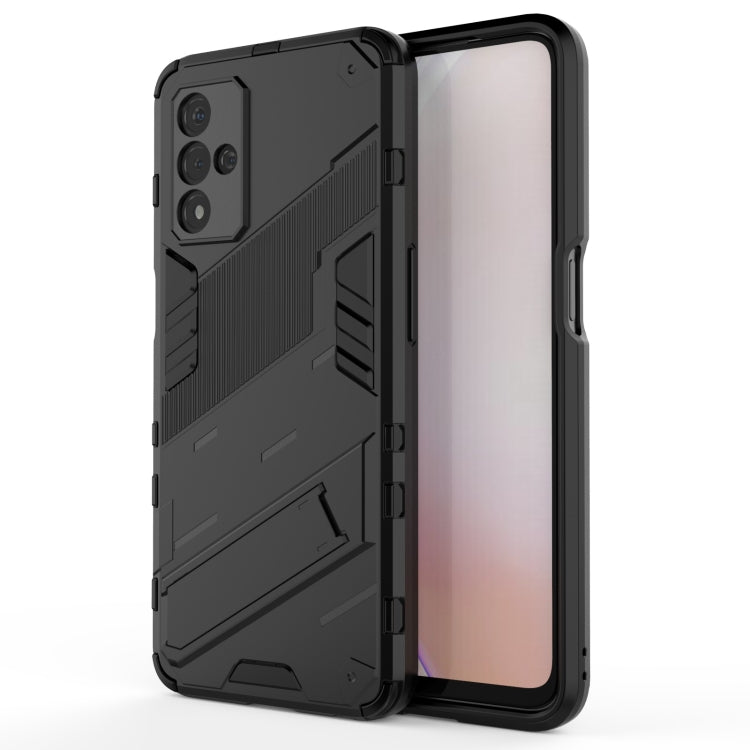 For OPPO A93s 5G Punk Armor 2 in 1 PC + TPU Shockproof Case with Invisible Holder