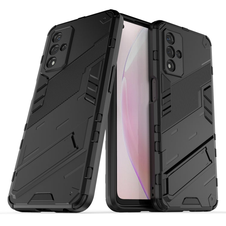 For OPPO A93s 5G Punk Armor 2 in 1 PC + TPU Shockproof Case with Invisible Holder