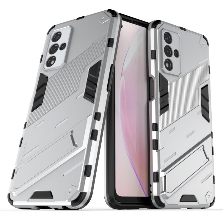 For OPPO A93s 5G Punk Armor 2 in 1 PC + TPU Shockproof Case with Invisible Holder