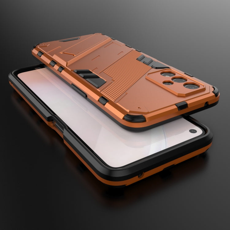 For OPPO A93s 5G Punk Armor 2 in 1 PC + TPU Shockproof Case with Invisible Holder