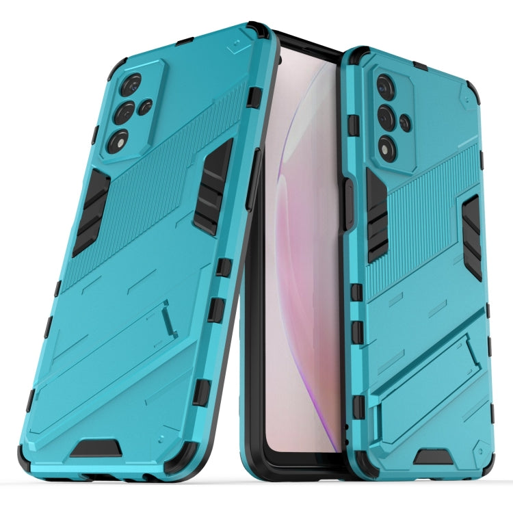 For OPPO A93s 5G Punk Armor 2 in 1 PC + TPU Shockproof Case with Invisible Holder