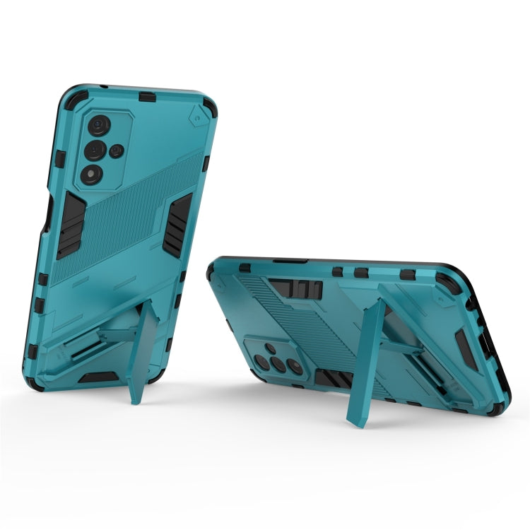 For OPPO A93s 5G Punk Armor 2 in 1 PC + TPU Shockproof Case with Invisible Holder