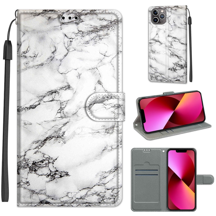 For iPhone 13 Voltage Colored Drawing Magnetic Clasp Horizontal Flip PU Leather Case with Holder & Card Slots