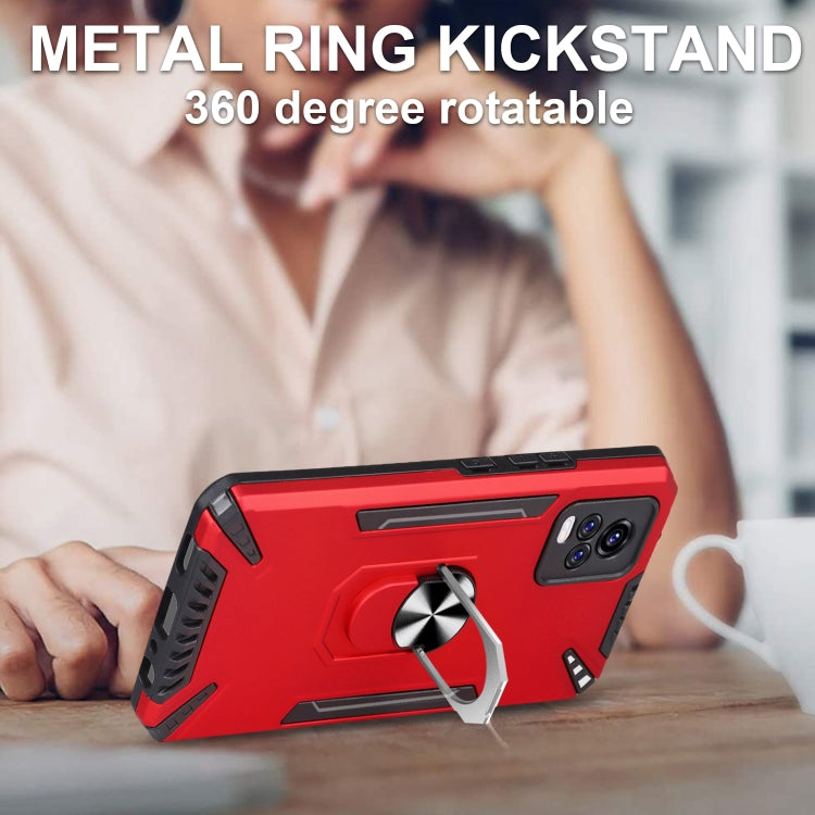 For vivo V20 PC + TPU Protective Case with 360 Degrees Rotatable Ring Holder