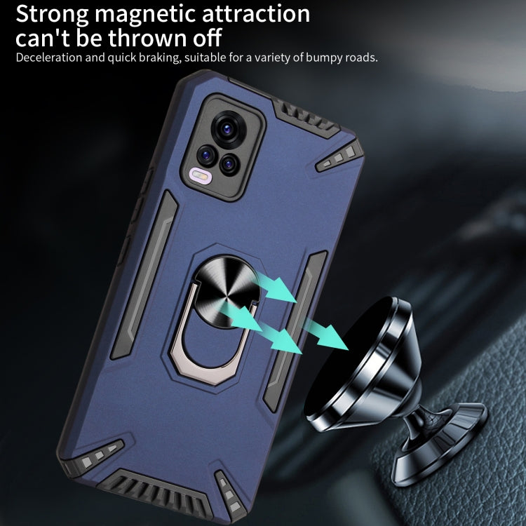 For vivo V20 Pro PC + TPU Protective Case with 360 Degrees Rotatable Ring Holder