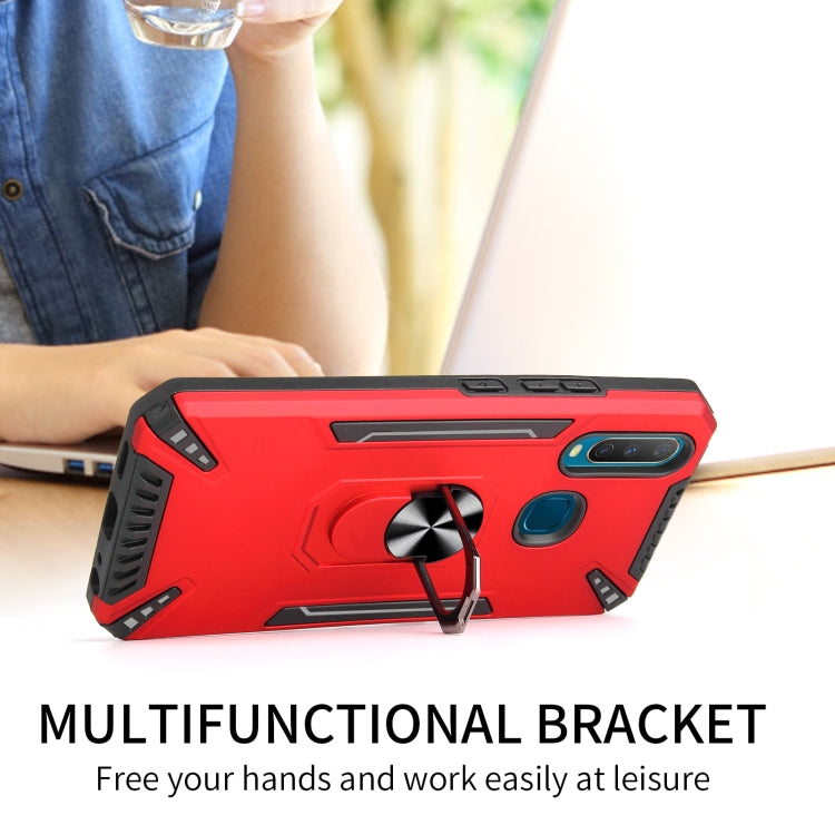 For vivo Y11 / Y12 / Y15 / Y17 PC + TPU Protective Case with 360 Degrees Rotatable Ring Holder